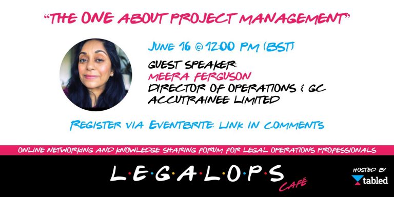 Legalops Cafe Project Management